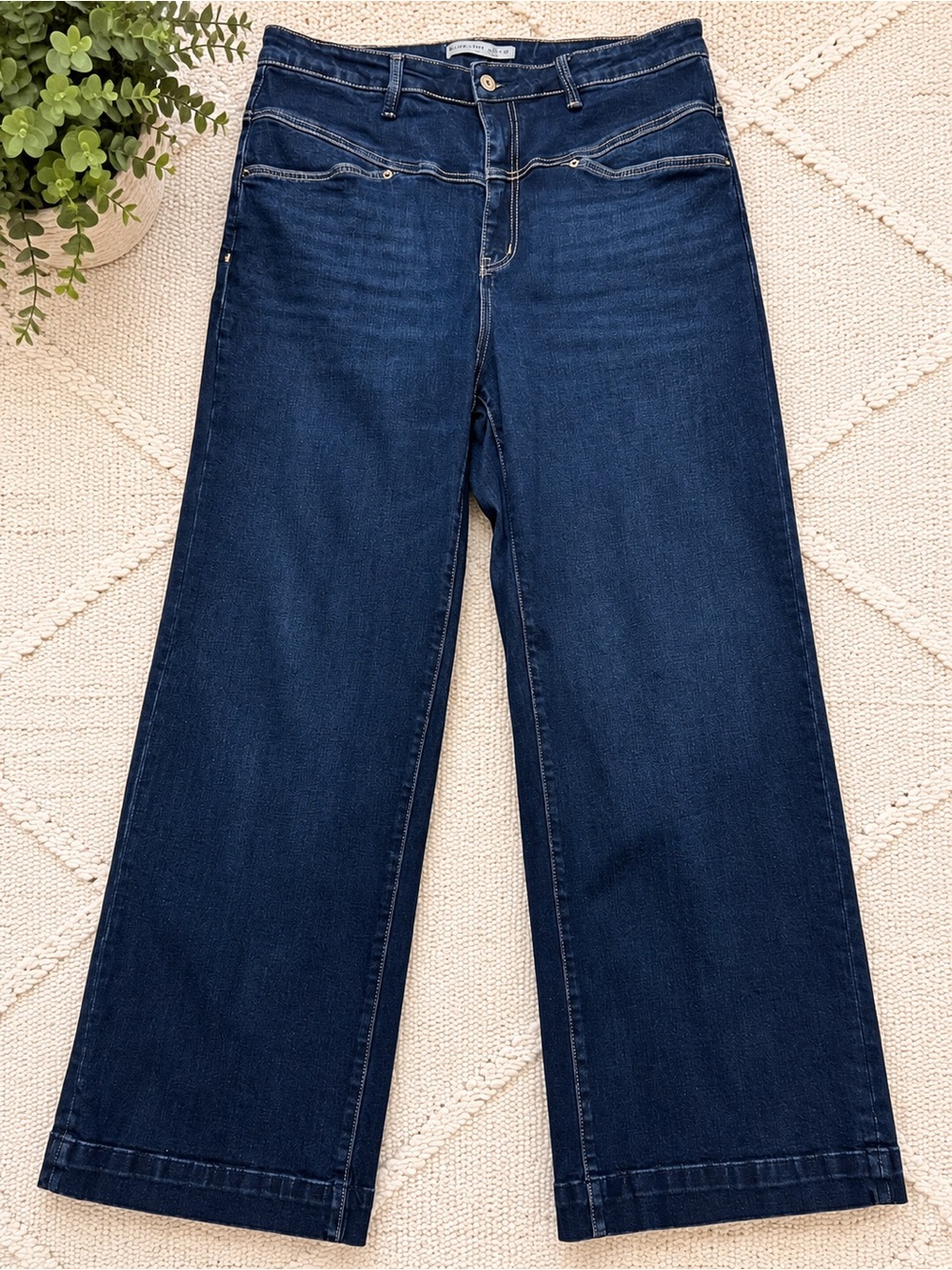 Altar’d State Women’s High Rise Wide Leg Jeans Dark Wash Denim Size 31